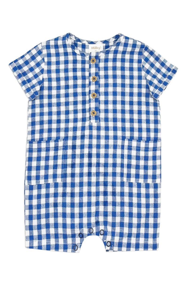 Milky Clothing - Check Romper