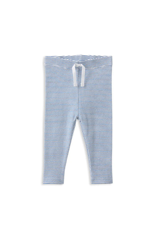 Milky Clothing - Blue Stripe Baby Leggings