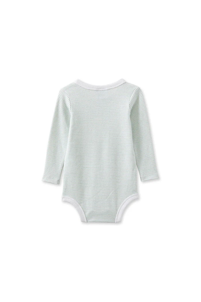 Milky Clothing - Green Stripe Bubbysuit