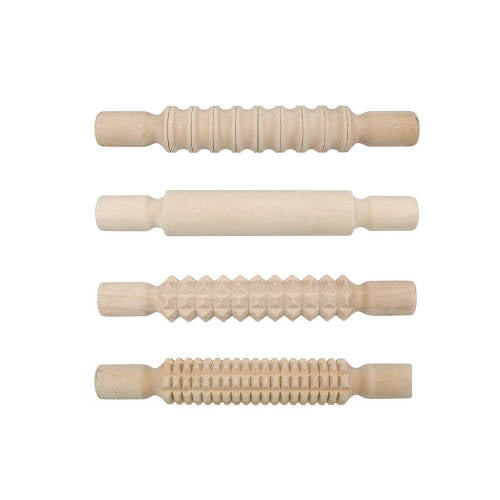 Wooden Rolling Pin 4 Pack