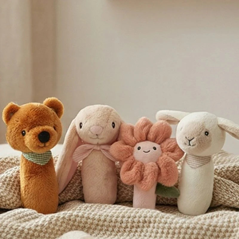 All4Ella- Baby Rattle- Flower