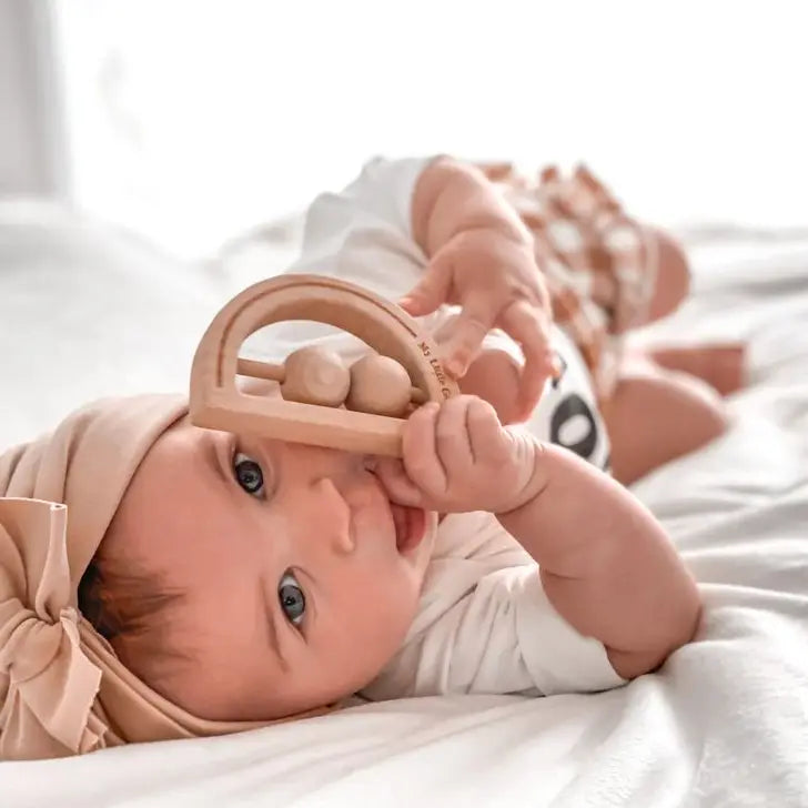 My Little Giggles- Rainbow Rattle Teether