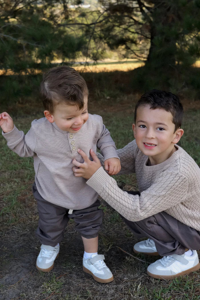 Milky Clothing - Mocha Henley