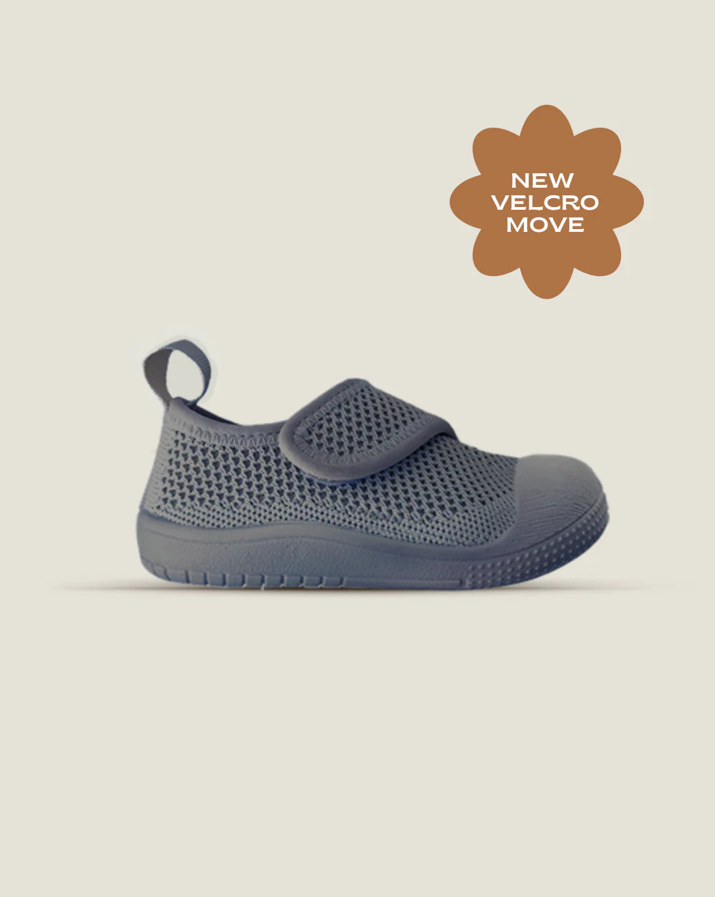 Little Sohls- Active Velcro Shoe- Slate Grey