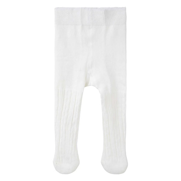 Designer Kidz - Cream Baby Cable Knit Tights