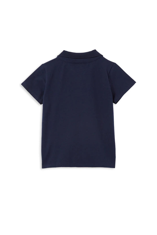 Milky Clothing -Indigo Lion Polo