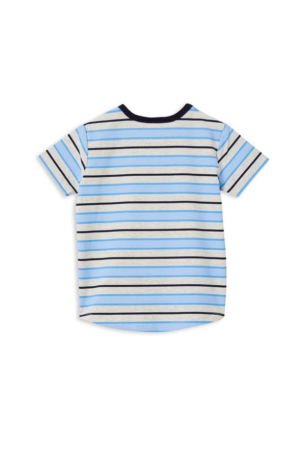 Milky Clothing - Blue Stripe Tee