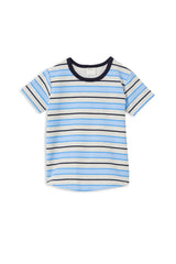 Milky Clothing - Blue Stripe Tee