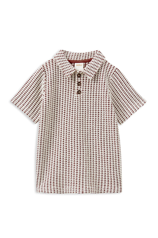 Milky Clothing - Chocolate Knit Polo