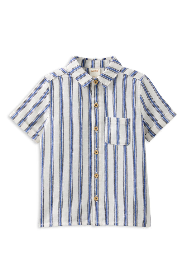 Milky Clothing - Stripe Linen Set