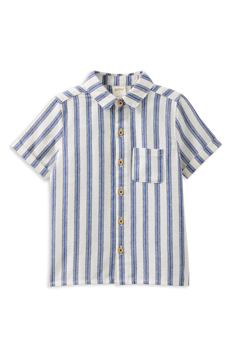 Milky Clothing - Stripe Linen Set