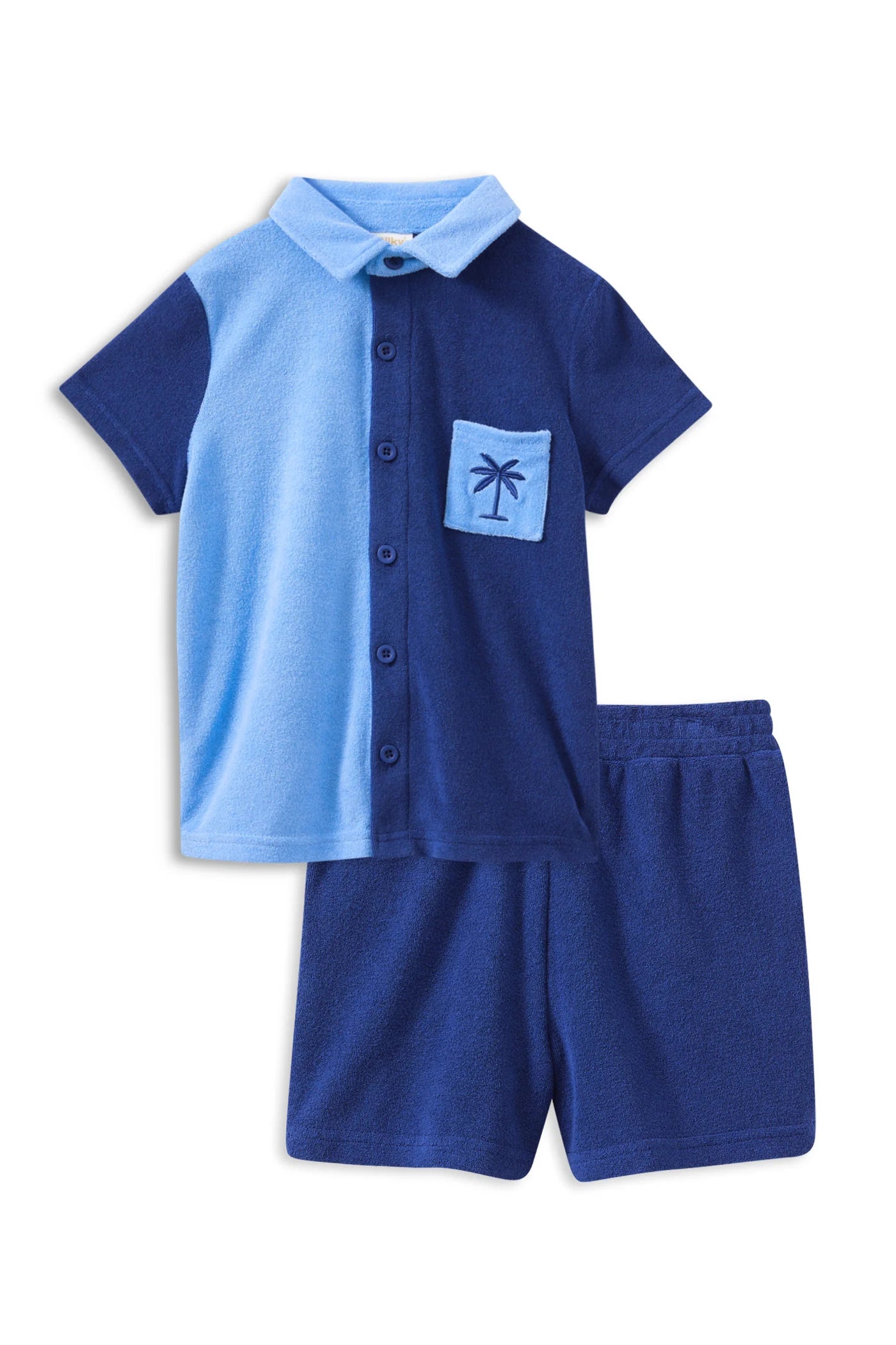 Milky Clothing - Palm Terry Towelling Set