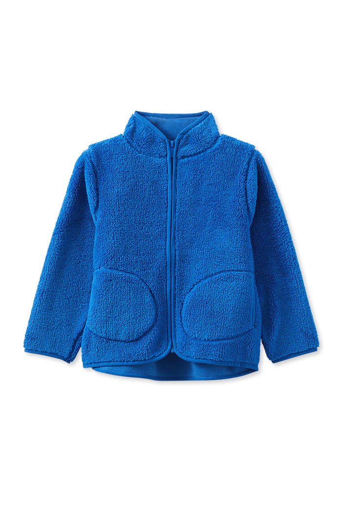 Milky Clothing -Blue Sherpa Jacket