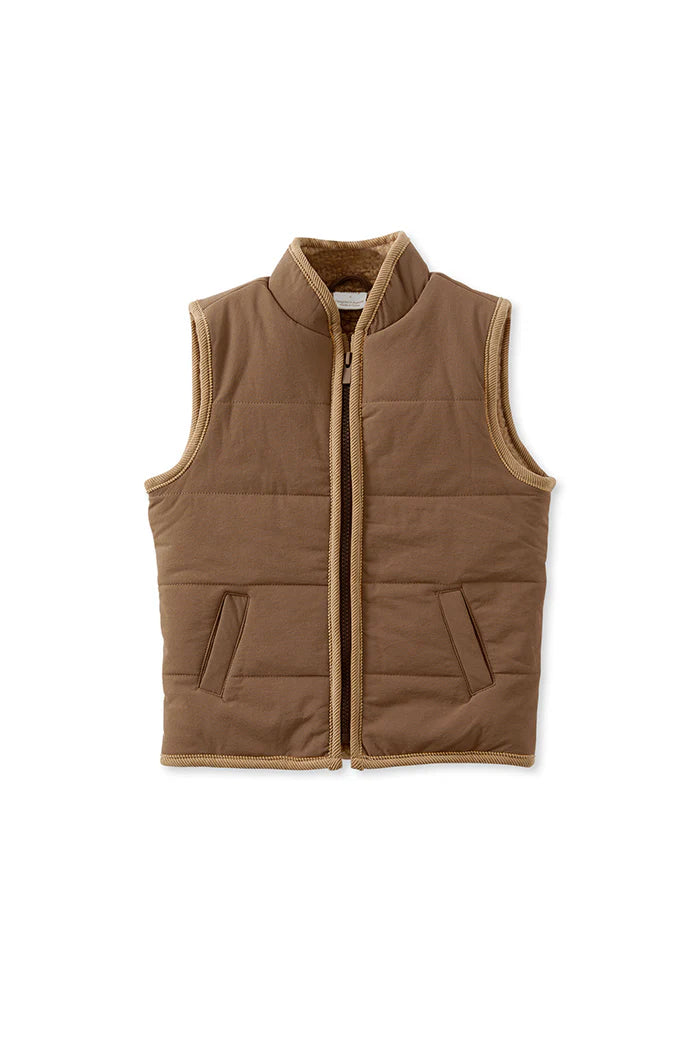 Milky Clothing -Chocolate Sherpa Vest
