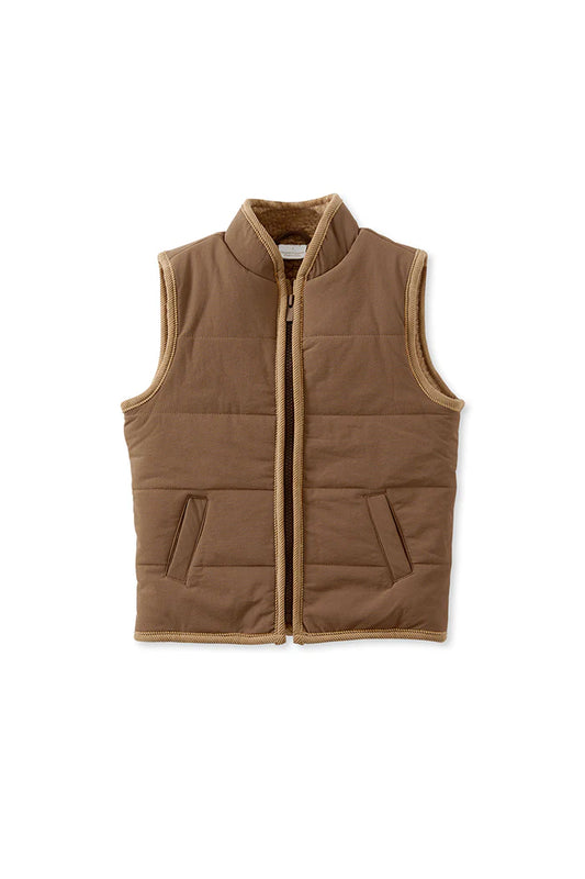 Milky Clothing -Chocolate Sherpa Vest