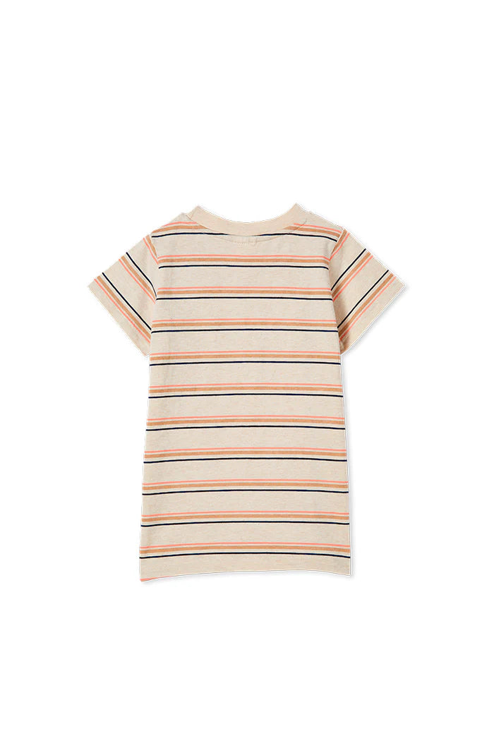 Milky Clothing - Natural Stripe Tee