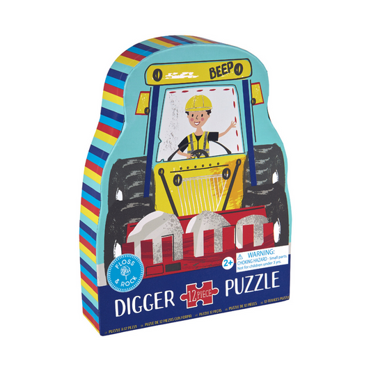 Floss & Rock- Tractor Jigsaw Puzzle 12 Pieces