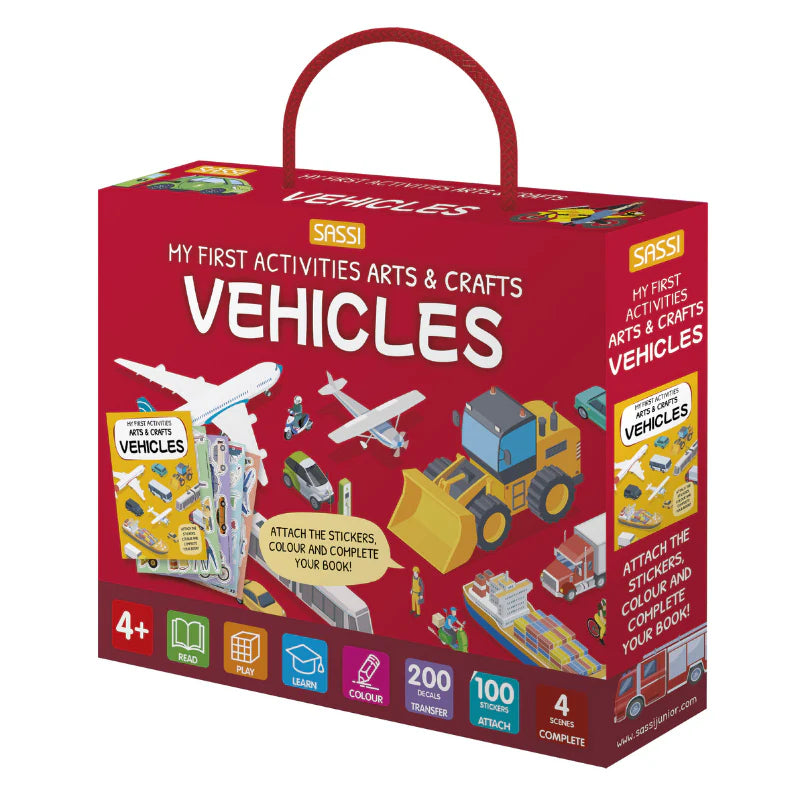 Sassi - Vehicles- Arts & Crafts Kit