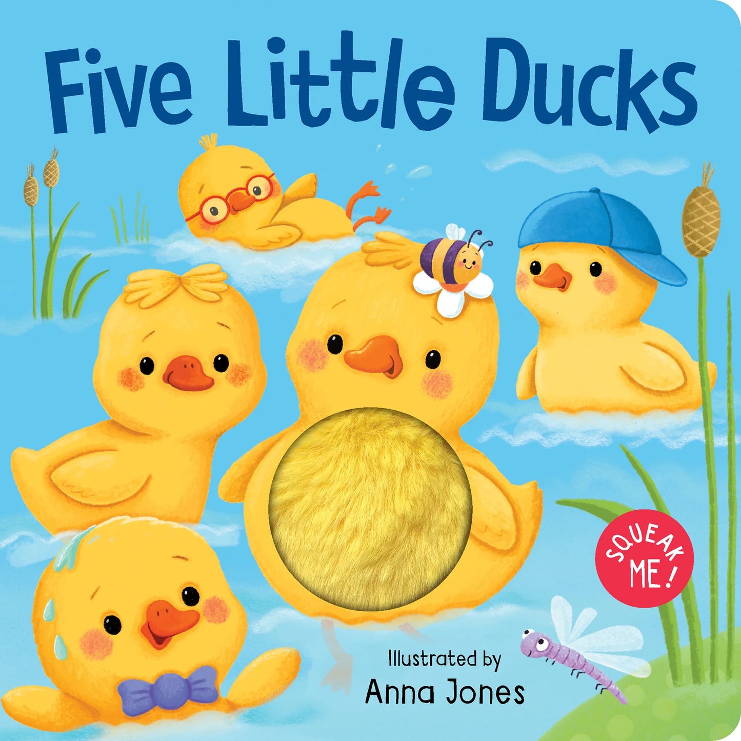Squeaky Plush Board Book- Five Little Ducks