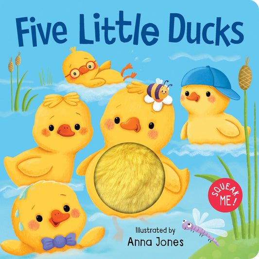 Squeaky Plush Board Book- Five Little Ducks
