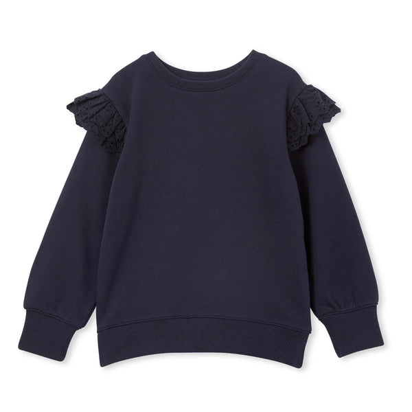Milky Clothing - Navy Detail Sweat