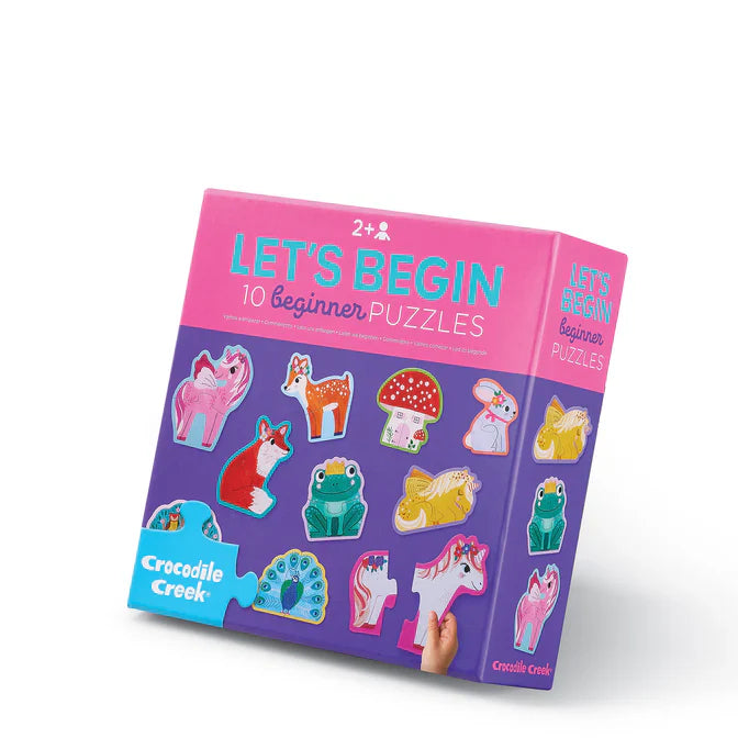 Crocodile Creek- Let's Begin 2 Piece Puzzle- Unicorn