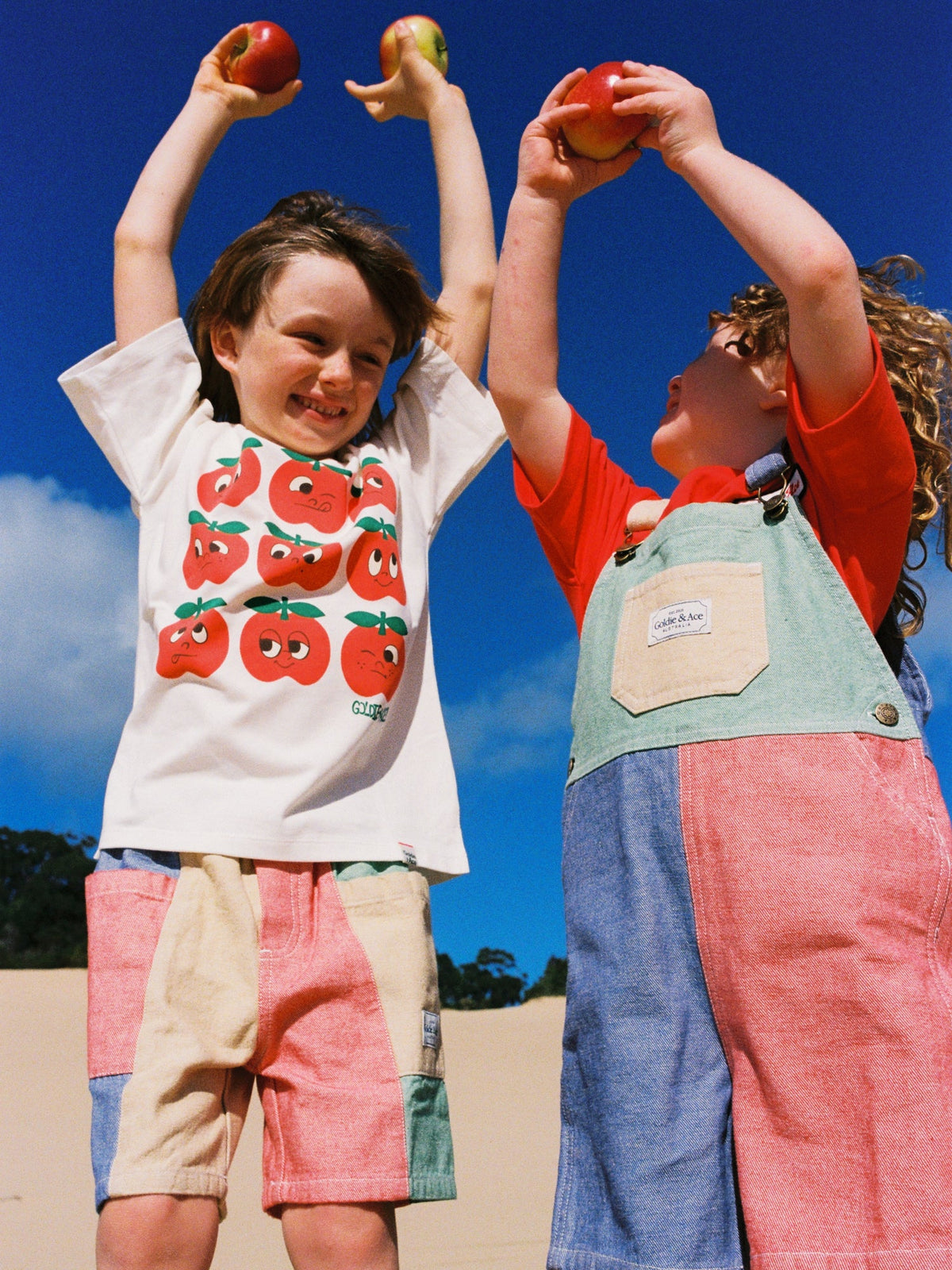 Goldie + Ace - Patchwork Multi Noah Pocket Shorts