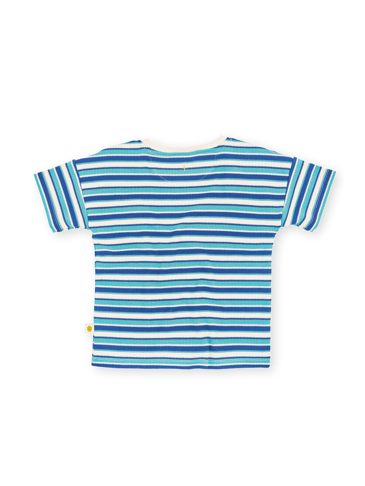 Goldie + Ace - Waffle Stripe T-Shirt Blue