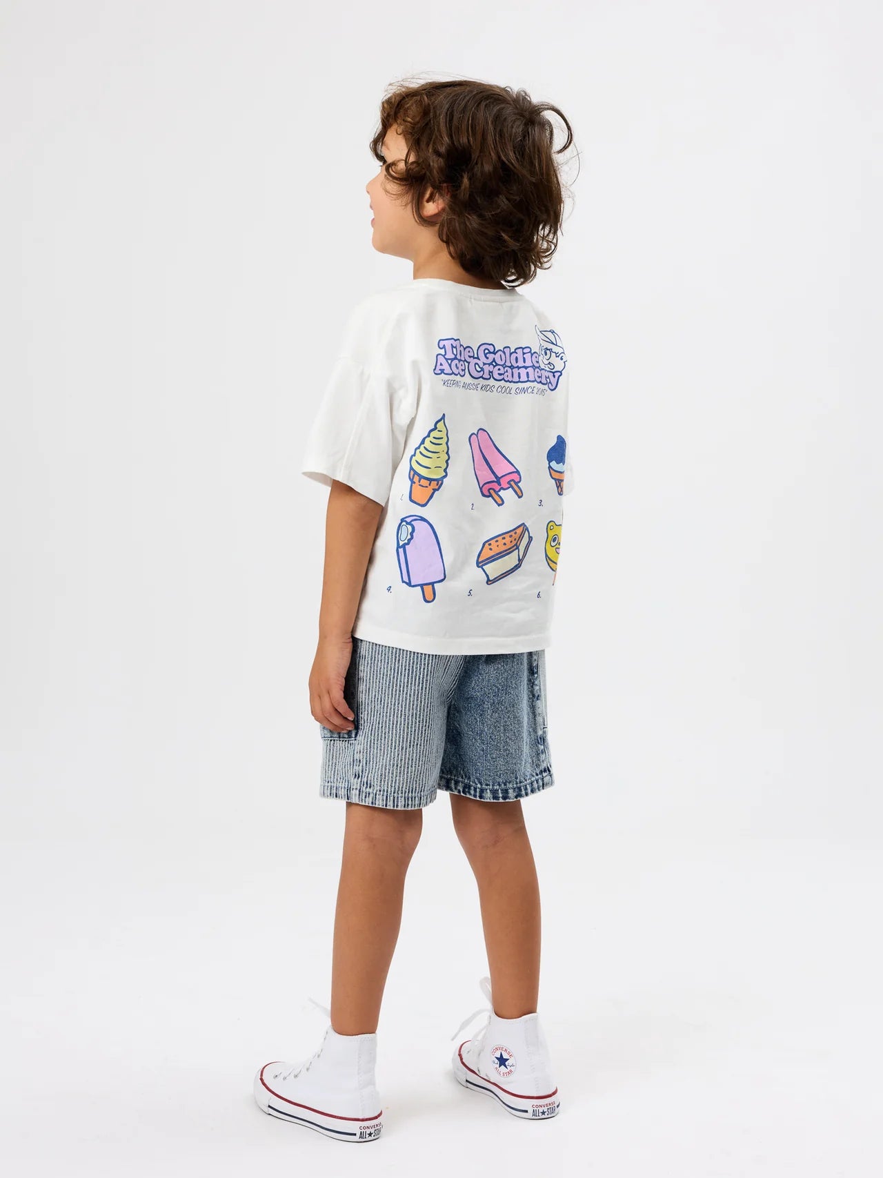 Goldie + Ace - Pin Stripe Noah Pocket Shorts