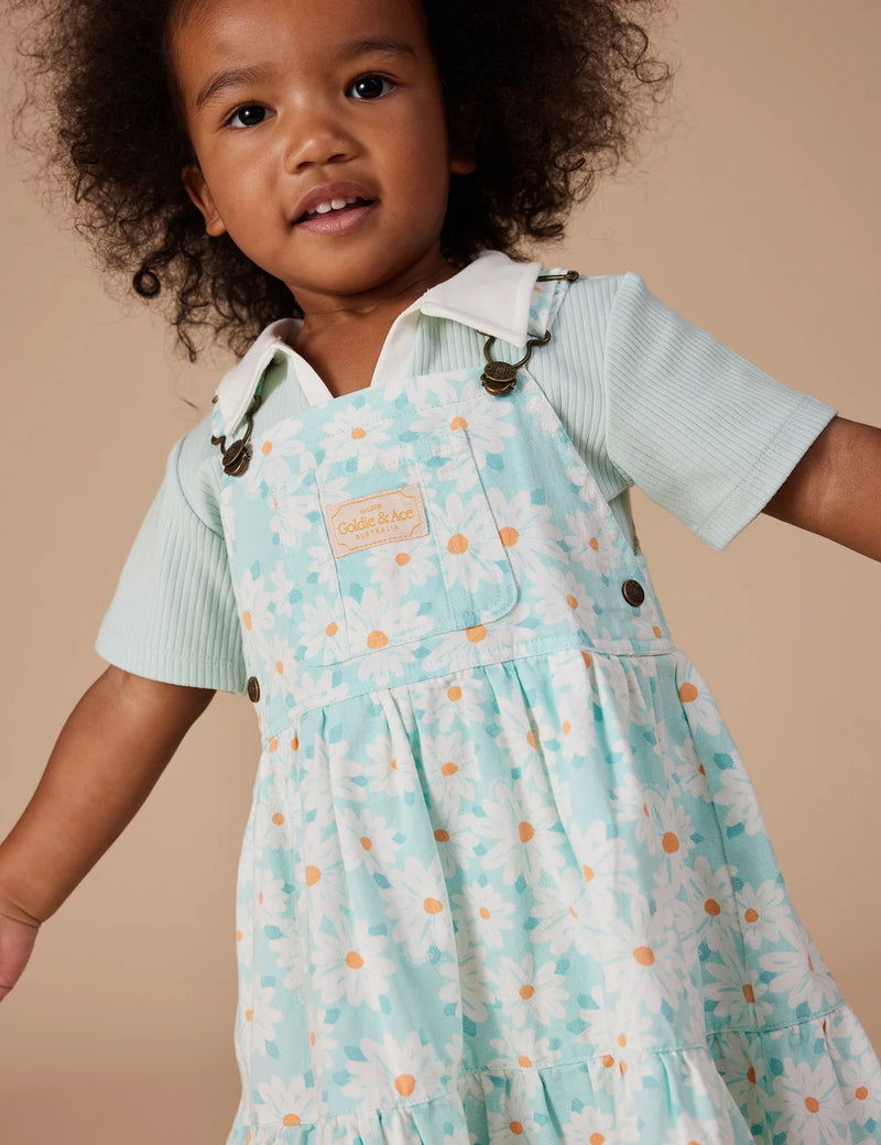 Goldie + Ace - Tully Daisy Tiered Pinafore Dress