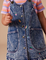 Goldie + Ace - Penelope Fruity Denim Pinafore Dress