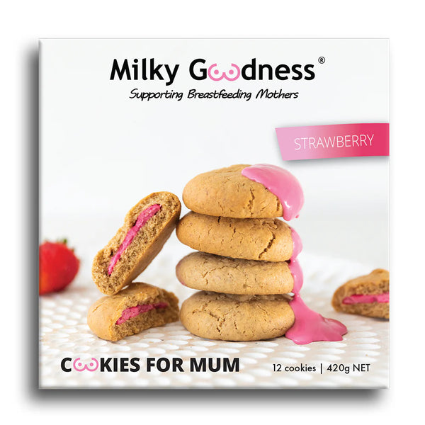 Milky Goodness- Strawberry Lactation Cookie