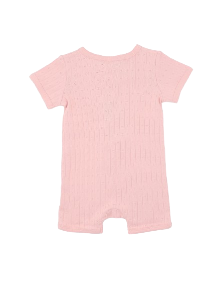 pink baby zipsuit