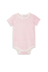 Milky Clothing - Pink Stripe Ribbed Bubbysuit