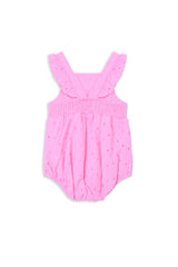 Milky Clothing - Pink Broderie Playsuit