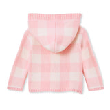 Milky Clothing - Pink Check Hooded Jacket