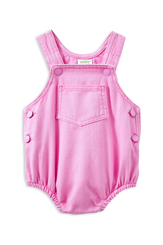 Milky Clothing - Pink Twill Playsuit