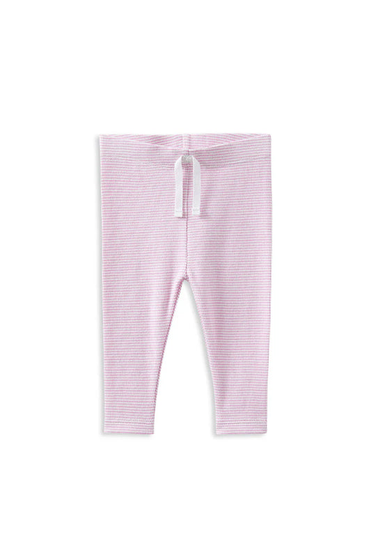 Milky Clothing - Pink Stripe Baby Leggings