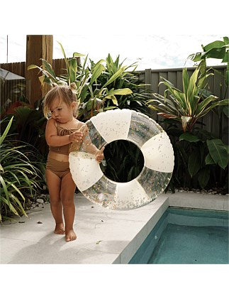 SunnyLife - Mini Tube Pool Ring - Cotton Candy Stripe