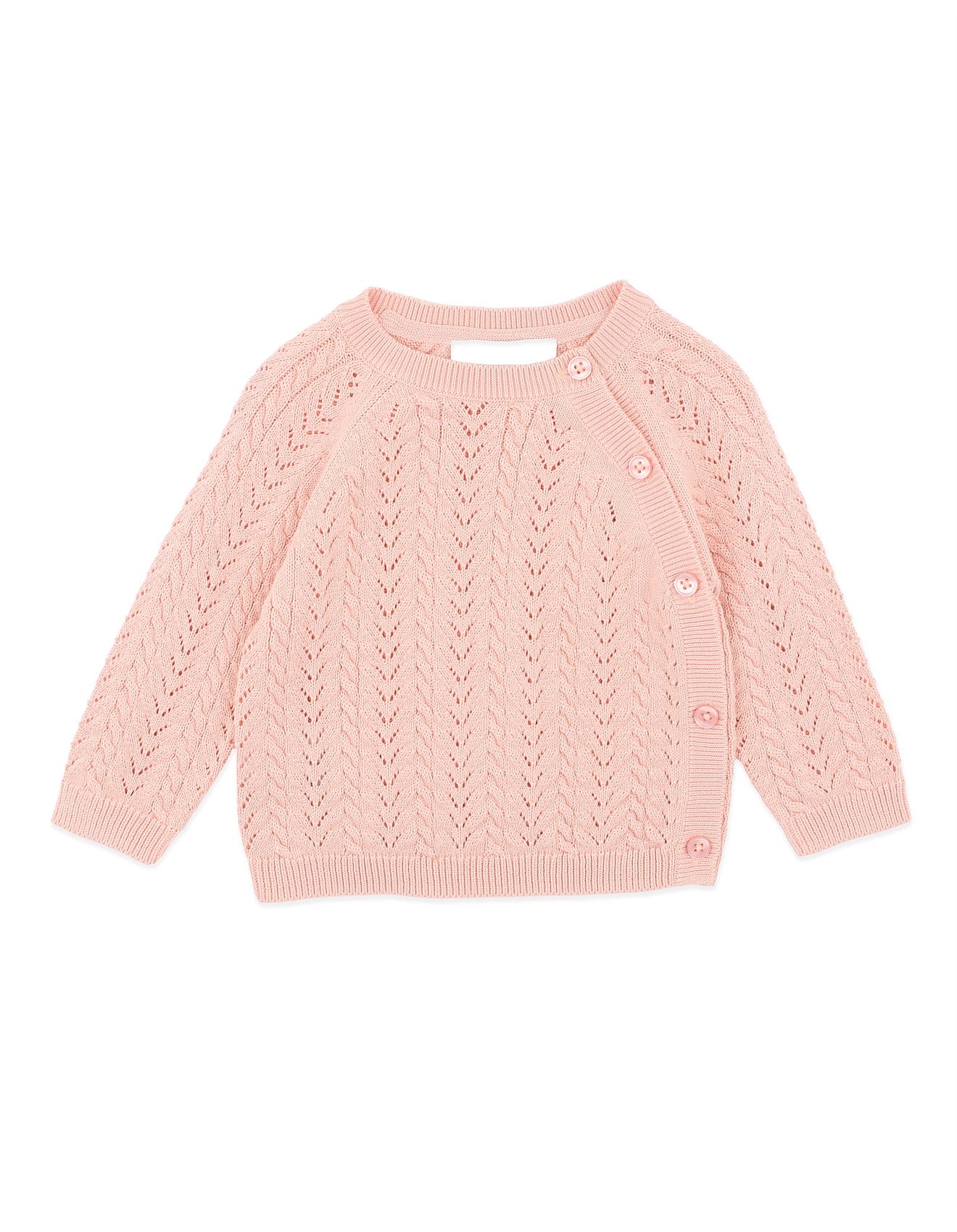 Bebe - Rose Gemma Organic Pointelle Knitted Jumper