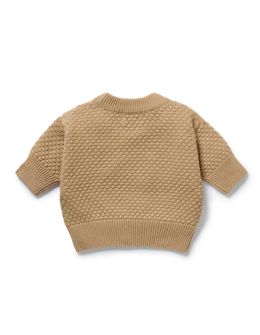 Wilson & Frenchy -  Oat Bubble Knitted Jumper