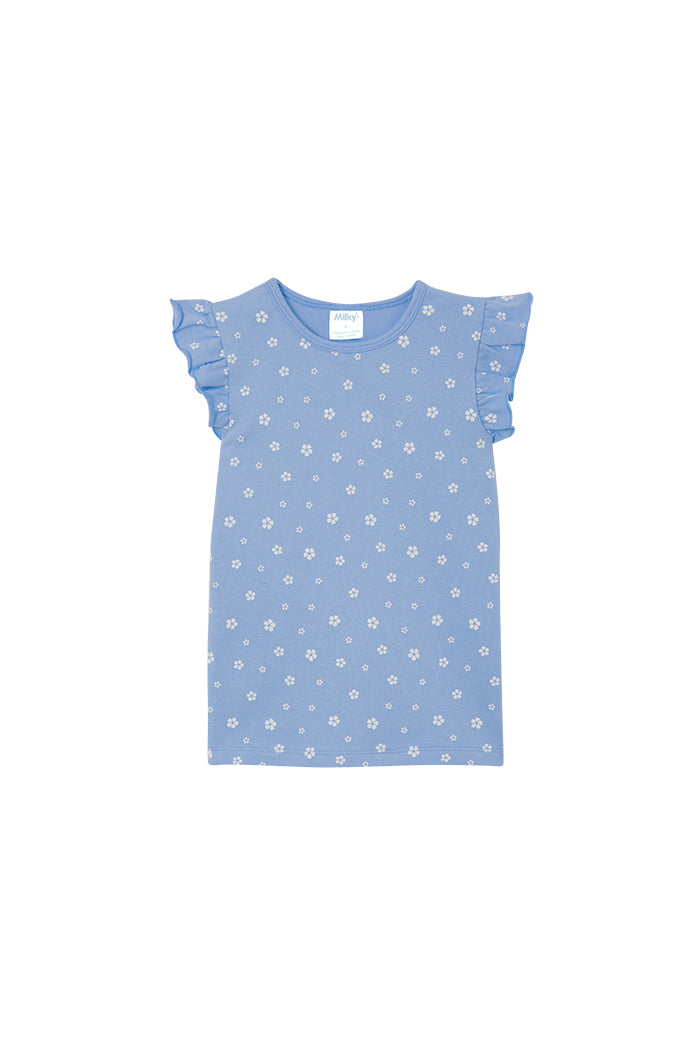 Milky Clothing - Cornflower Frill Tee