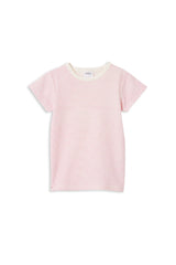 Milky Clothing - Pink Stripe Rib Tee