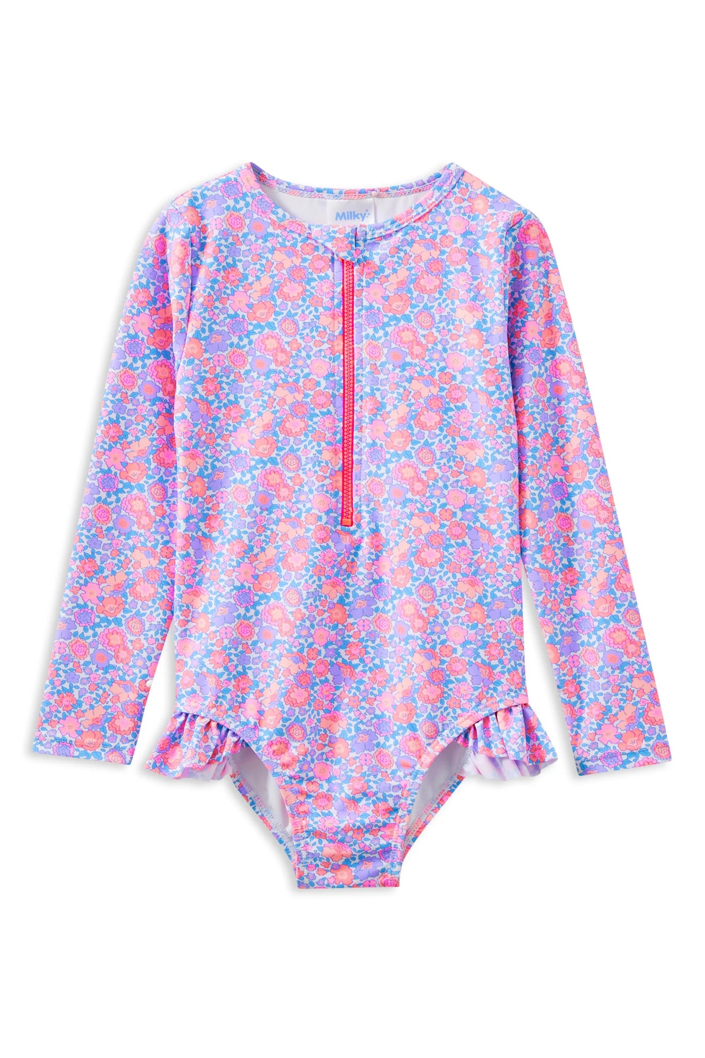Milky Clothing - Pretty Posy Long Sleeve Swimsuit
