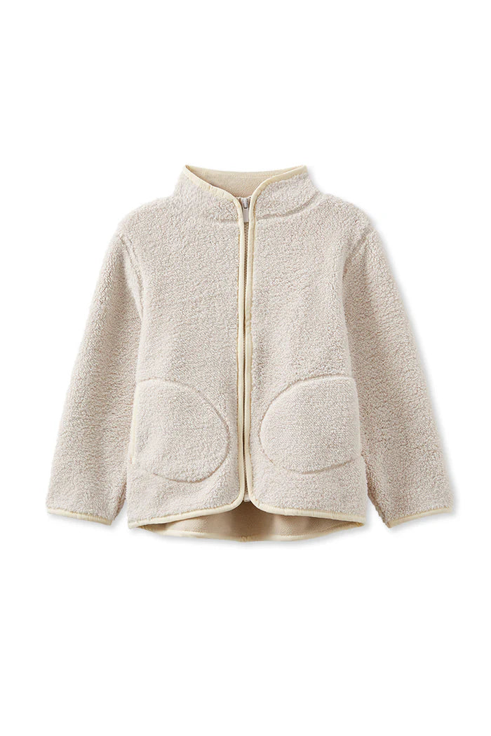 Milky Clothing -Natural Sherpa Jacket