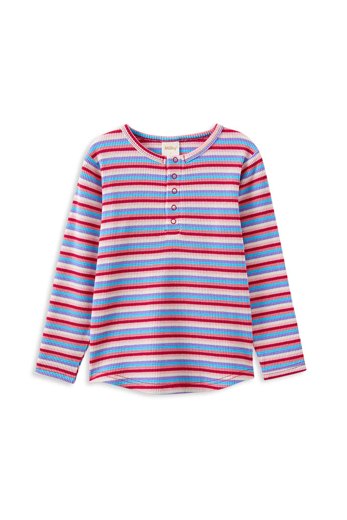 Milky Clothing - Fruity Waffle Henley