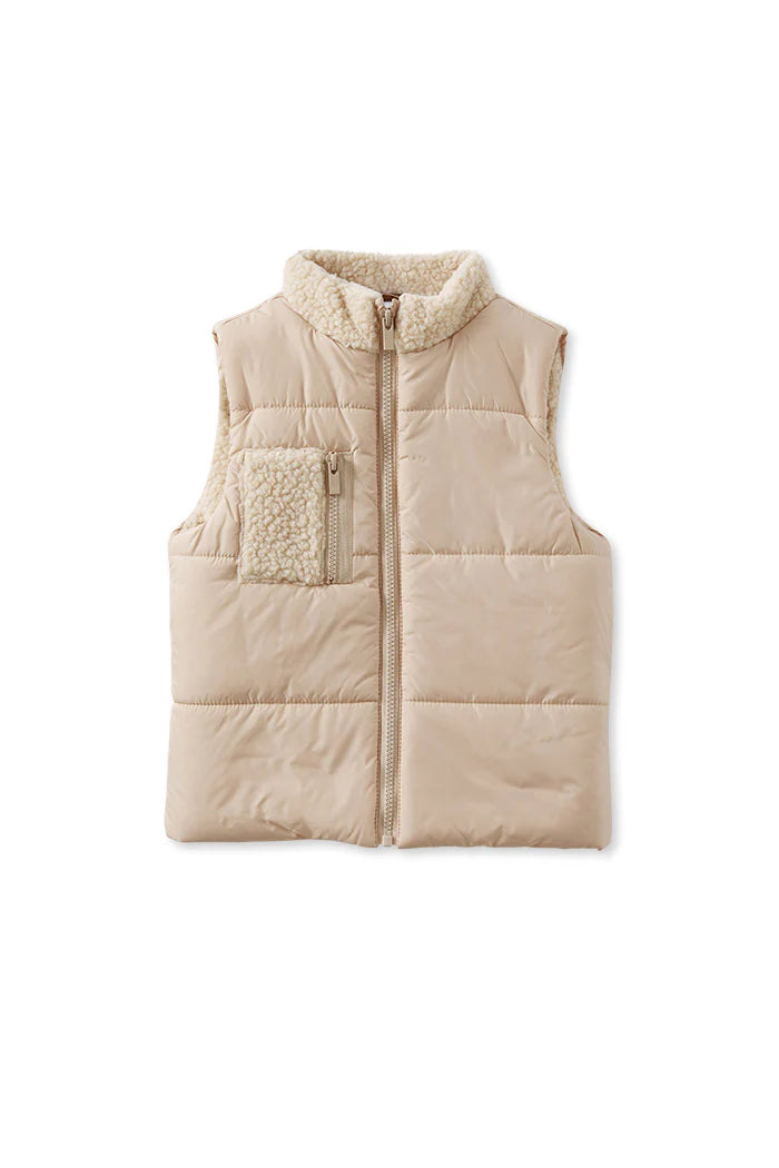 Milky Clothing - Nougat Puffer Vest