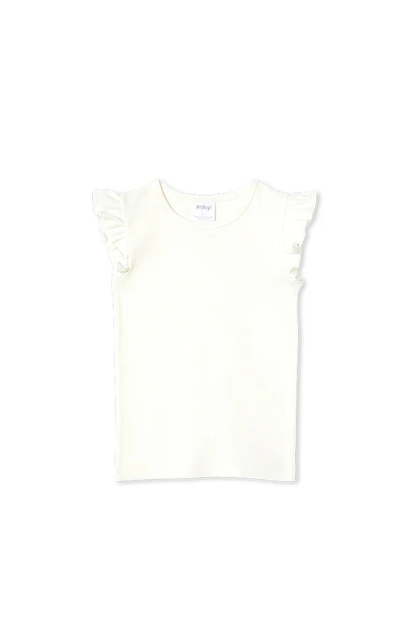 Milky Clothing - White Rib Tee