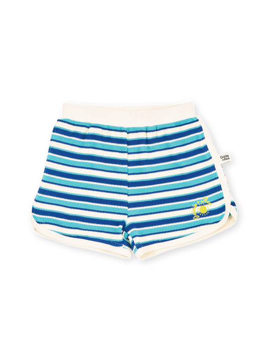 Goldie + Ace - Waffle Shorts Blue