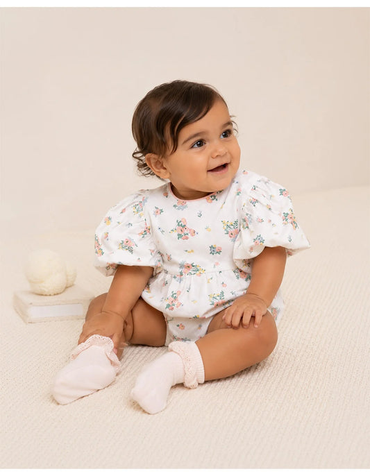 Minihaha - Pia Puff Sleeve Bodysuit